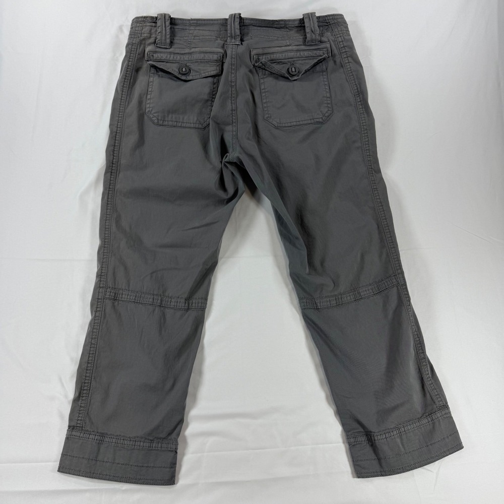 Aventura Womens Organic Cotton Utility Pants Gray Stretch Ankle Size 4 RN40841 - Picture 2 of 11